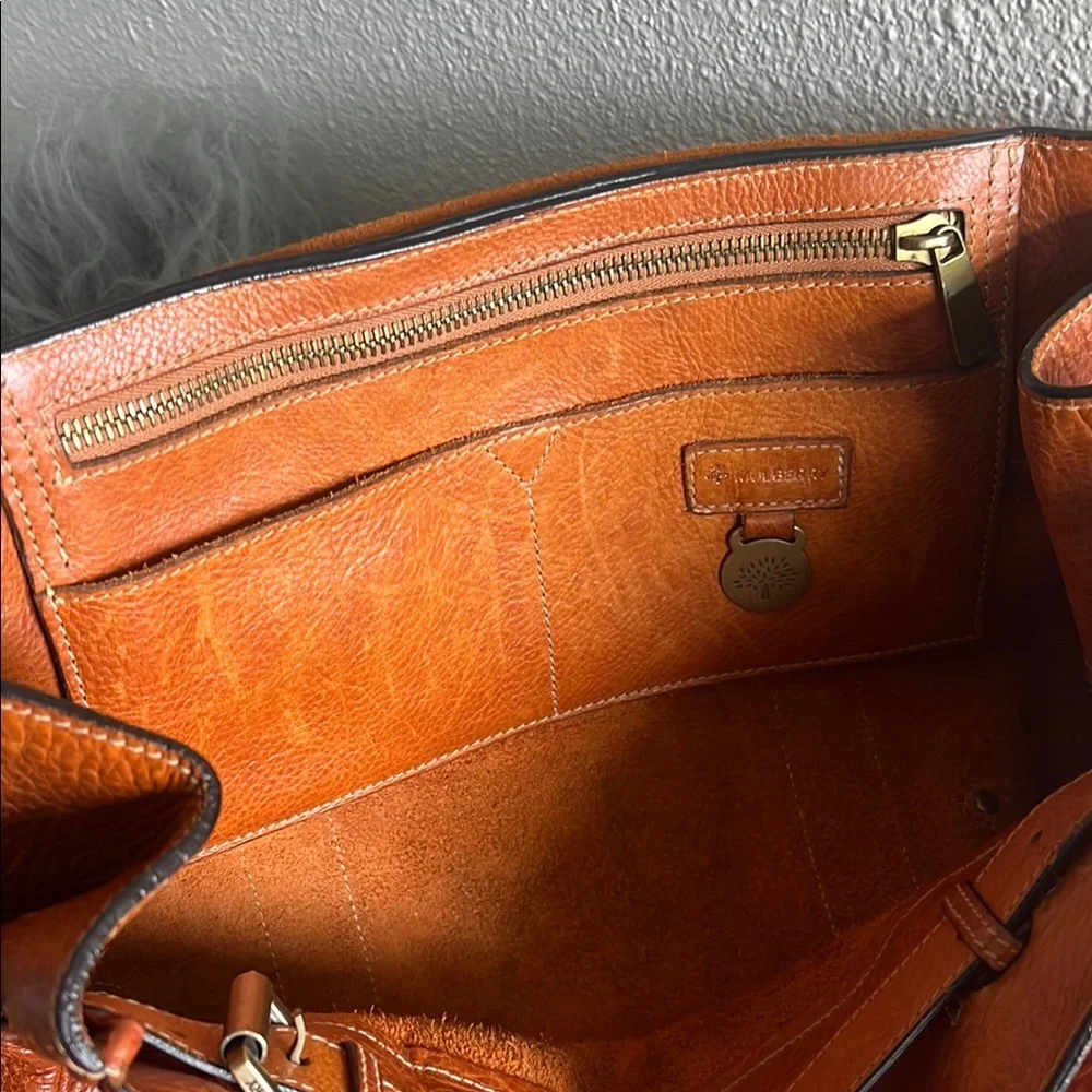 Mulberry Brown Leather Handbag - Picture 8 of 16